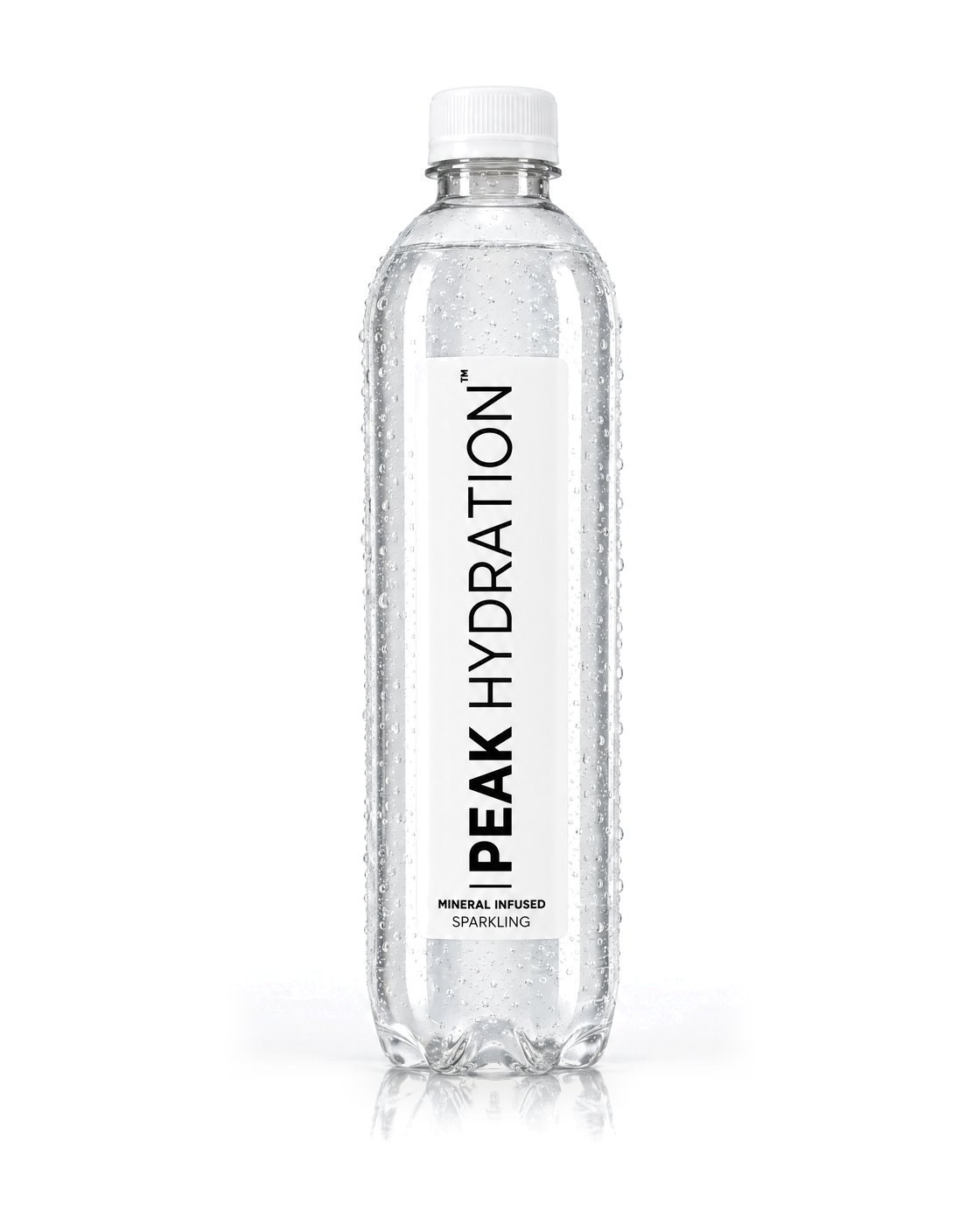 Peak Hydration sparkling mineral-infused water, 500ml bottle
